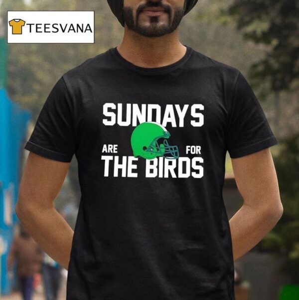 Sundays Are For The Birds Philadelphia Eagles Helme T Shirt