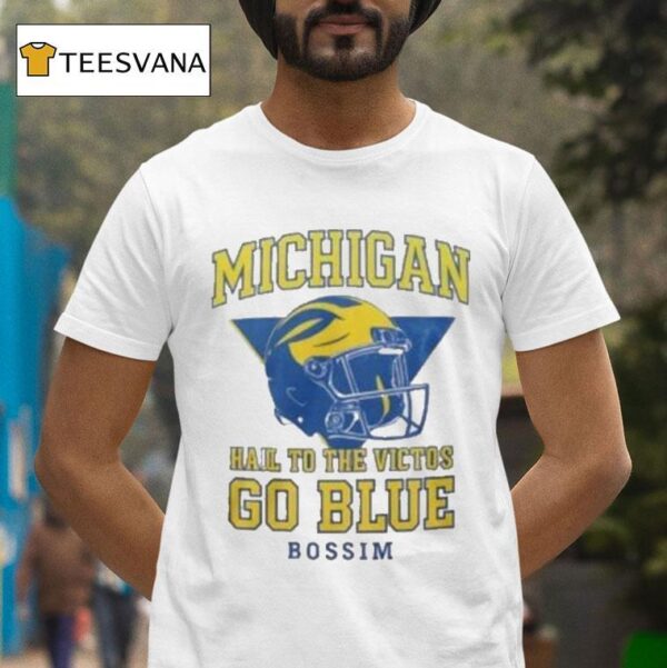 Taylor Lewan Michigan Wolverines Hail To The Victors Go Blue Bossim T Shirt