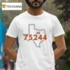 Texas Longhorn Map T Shirt