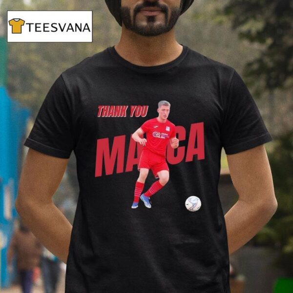 Thank You Marca White Ensign Fc T Shirt