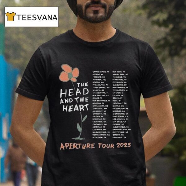 The Head And The Heart Aperture Tour Dates T Shirt