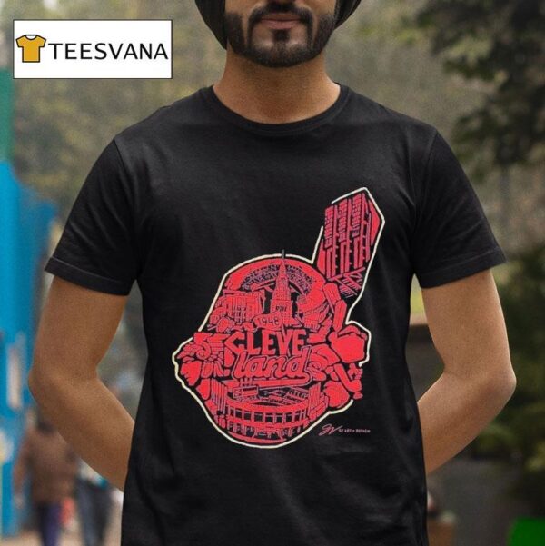 The History Of Cleveland Guardians Head Masco T Shirt