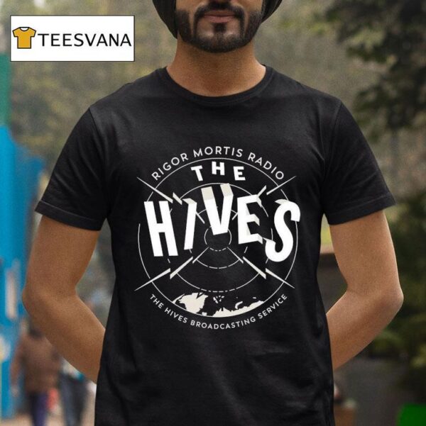 The Hives Rigor Mortis Radio Broadcasting Service Tower T Shirt