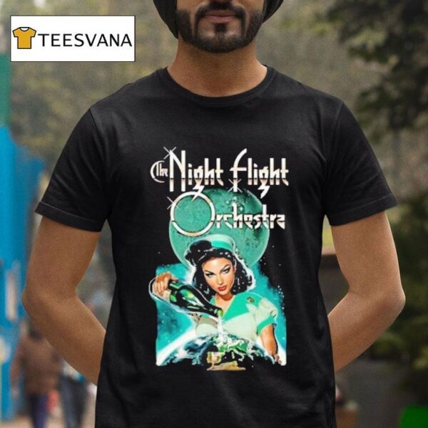The Night Flight Orchestra Moon Over Australia Tour T Shirt