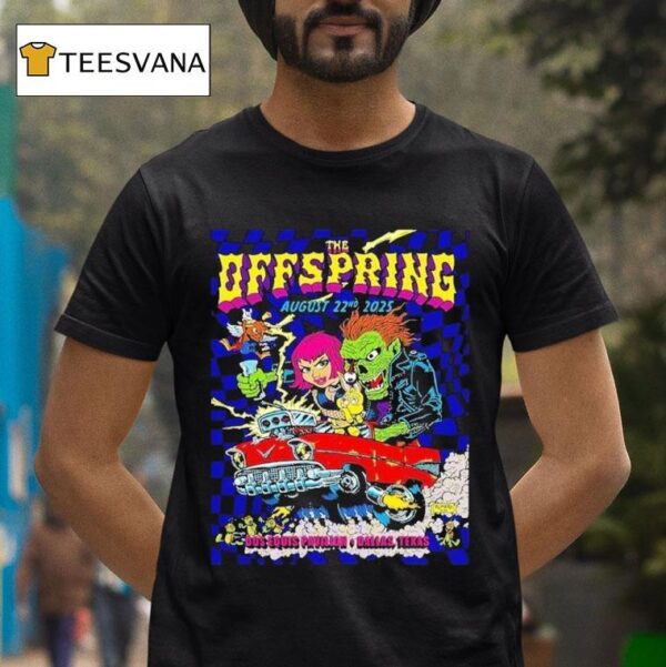 The Offspring Concert Dos Equis Pavilion Dallas Texas Tour Aug Tour T Shirt