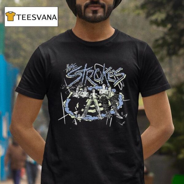 The Strokes Heavy Knit Garment Photo T Shirt