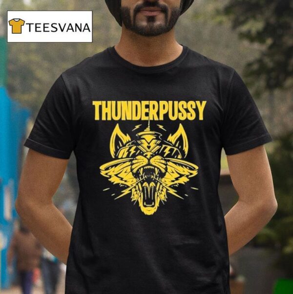 Thunderpussy Cat Head T Shirt