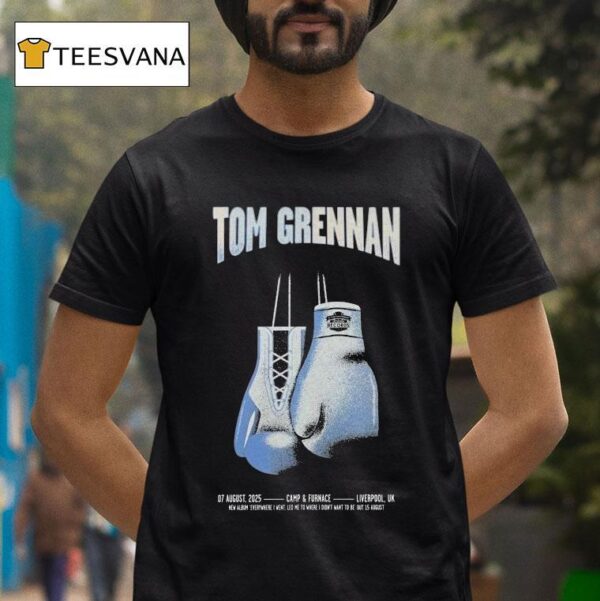 Tom Grennan Concert Liverpool Uk At Camp Furnace Aug T Shirt