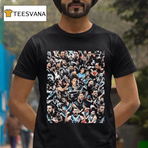 Travis Boak Retirement Port Adelaide T Shirt