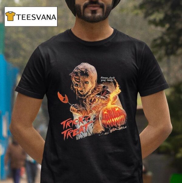 Trick R Treat Always Check Your Candy Sam Is Watching T Shirt