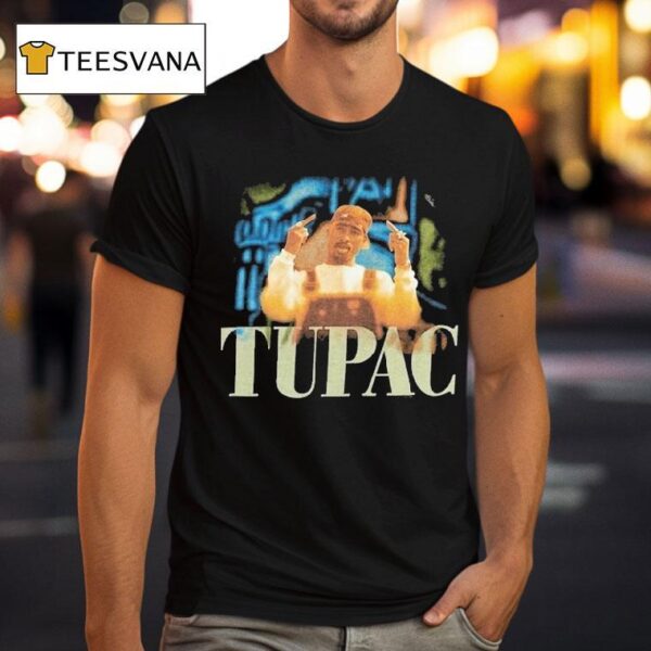 Tupac Shakur Middle Fingers T Shirt