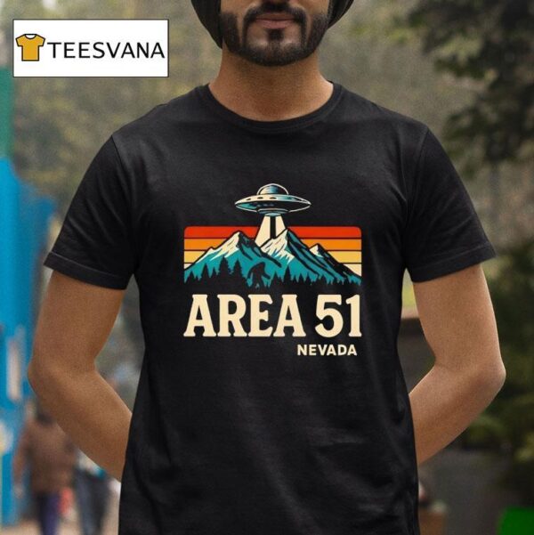 Ufo Area Nevada T Shirt