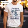 Utah State Aggies Light The Blue A Logan Masco T Shirt