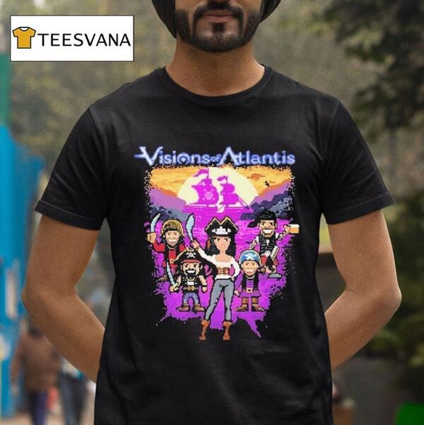 Visions Of Atlantis Bit Party Pirates T Shirt
