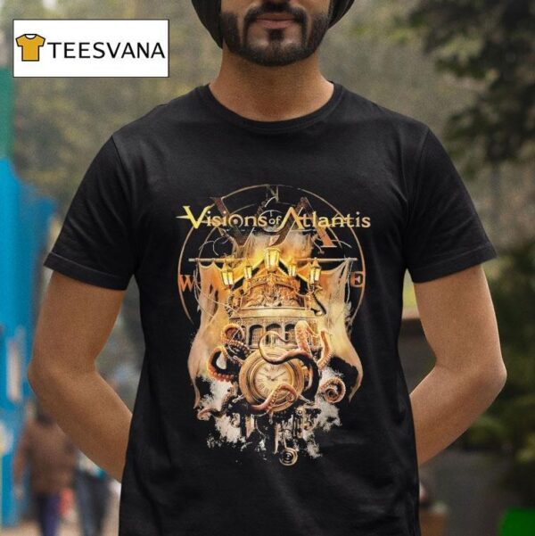 Visions Of Atlantis Clocks T Shirt