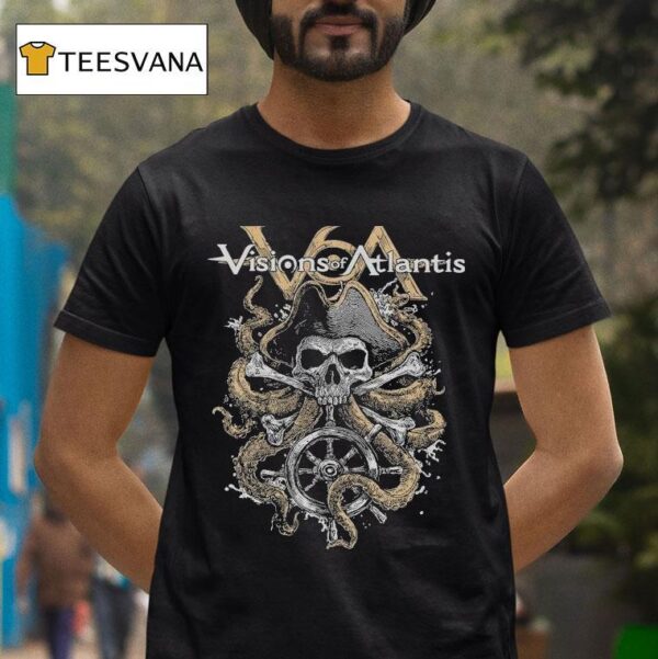 Visions Of Atlantis Plunder Skull T Shirt