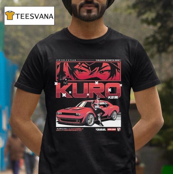 Vshojo X Senpai Squad Kuro The Race Starts Now T Shirt