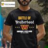 Washington Commanders Battle Of Brotherhood Burgundy Gold Game T Shirt