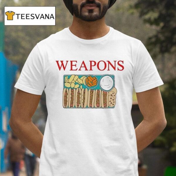 Weapons Hot Dog T Shirt