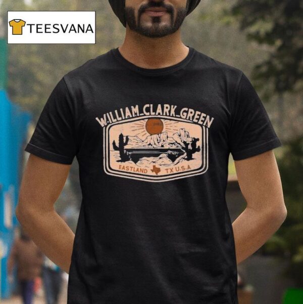 William Clark Green Eastland Tx Usa T Shirt
