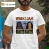 Wnba Jam Kahleah Copper And Satou Sabally Phoenix Mercury Basketball T Shirt