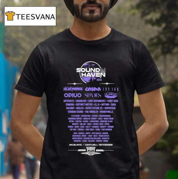Wobble Factory Sound Haven Lineup T Shirt