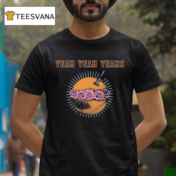 Yeah Yeah Yeahs Moon Rose Sword T Shirt