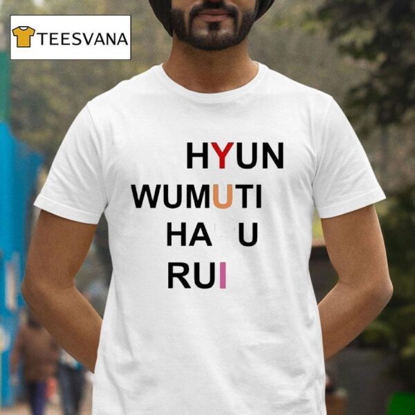 Yuri Hyun Wumuti Haru Rui T Shirt