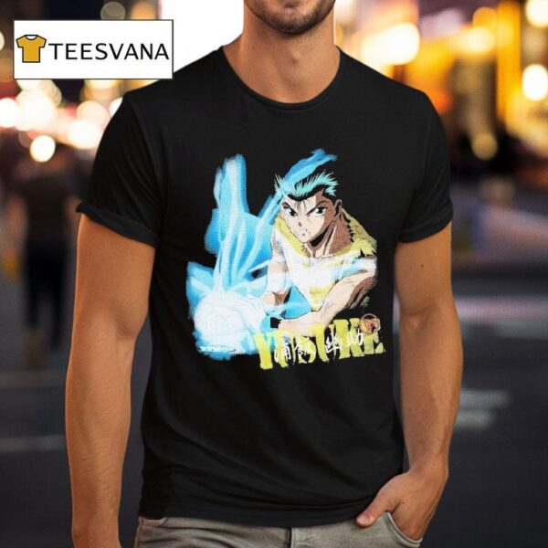 Yusuke Spirit Wave Mega Yuyu Hakusho T Shirt