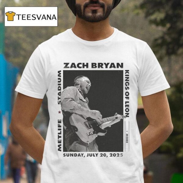 Zach Bryan Metlife Stadium Meadowlands Kings Of Leon T Shirt