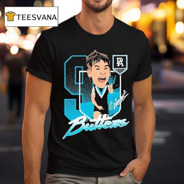 Zak Butters Port Adelaide Fc Signature T Shirt