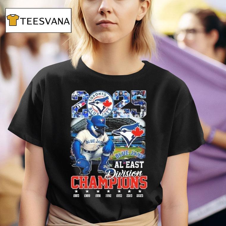 Toronto Blue Jays Mascot Al East Division Champions T Shirt