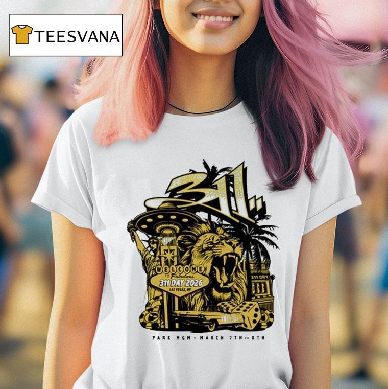 Day Vegas Park Mgm March Th Th Lion T Shirt