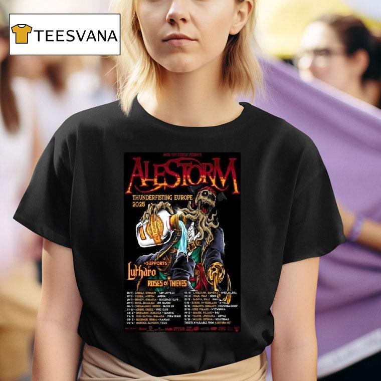 Alestorm East European Tour T Shirt
