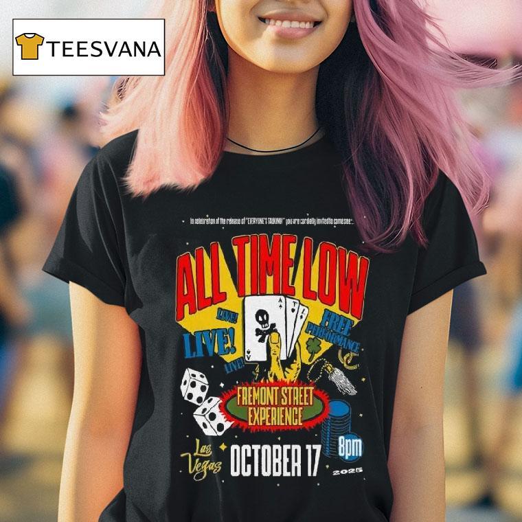 All Time Low October Live In Las Vegas Nv T Shirt