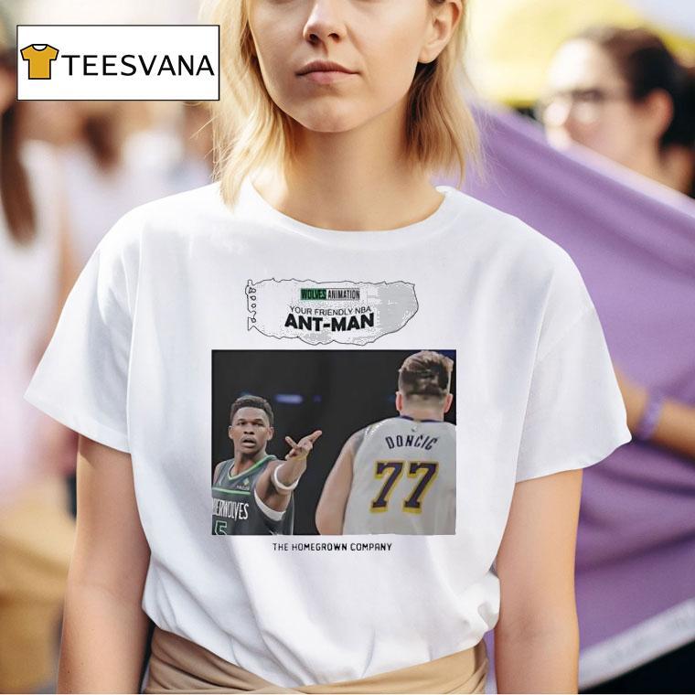 Ant Man Anthony Edwards Minnesota Timberwolves Basketball T Shirt