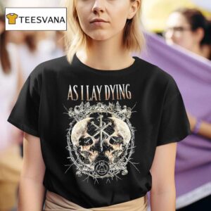 As I Lay Dying Skulls And Nails T Shirt