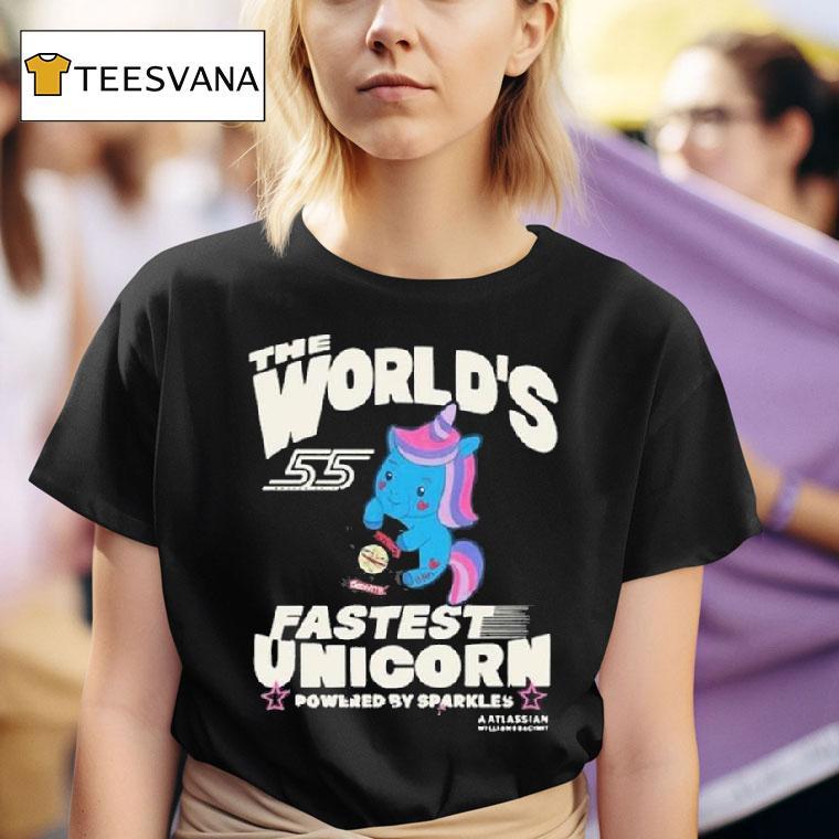 Atlassian Williams Racing The World S Fastest Unicorn T Shirt