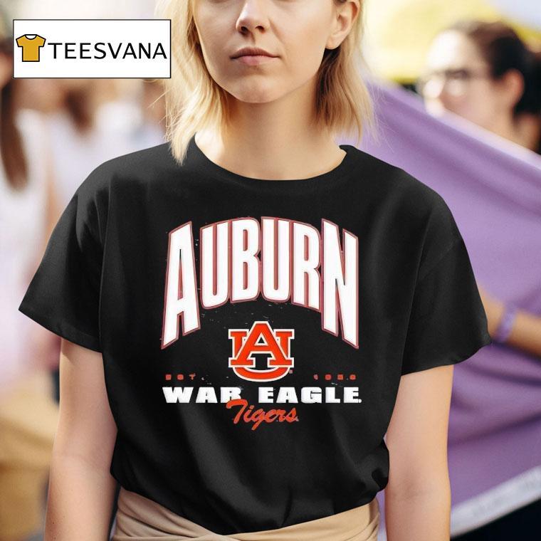 Auburn Tigers War Eagle Football T Shirt