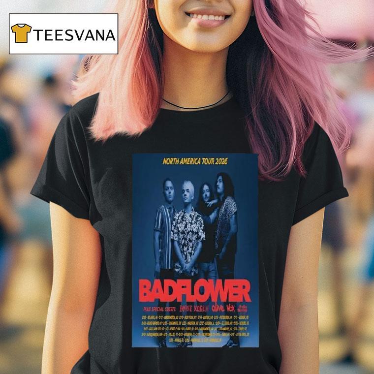 Badflower North Ameica Tour T Shirt