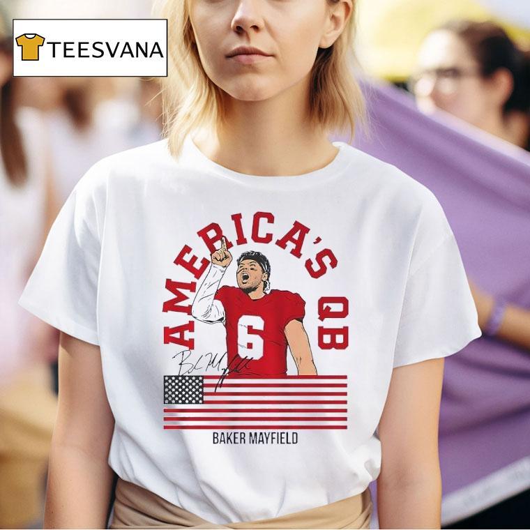 Baker Mayfield America S Qb Tampa Bay Buccaneers Football T Shirt