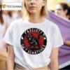 Black Cat Fascists Get Scratches T Shirt