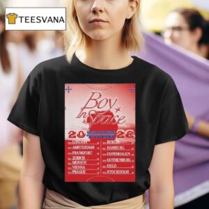 Boy In Space Running On Dreams Tour T Shirt