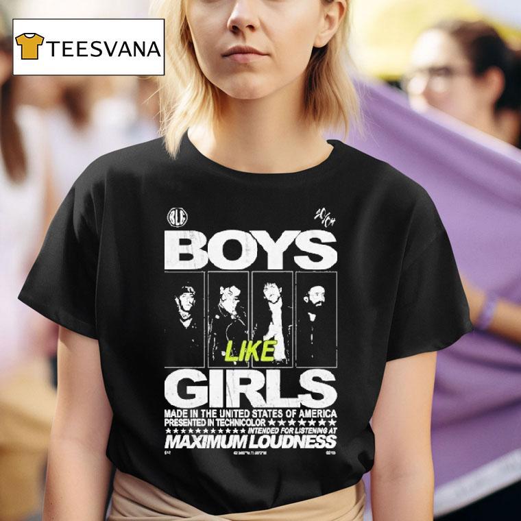 Boys Like Girls Made In The United States Of America Technicolor Maximum Loudness T Shirt