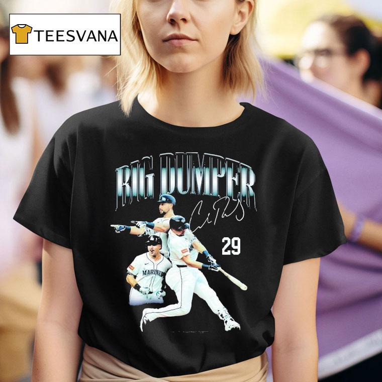 Cal Raleigh Big Dumper Seattle Mariners Player Signature T Shirt