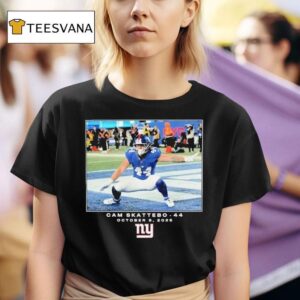 Cam Skattebo October New York Giants Nfl Flash Features Week T Shirt