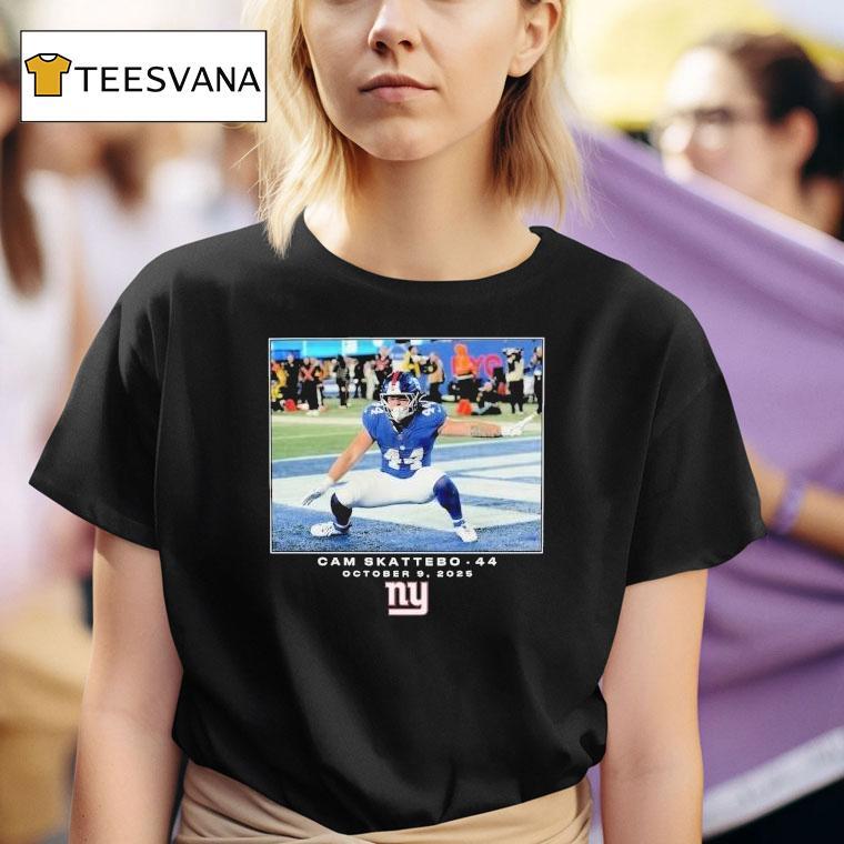 Cam Skattebo October New York Giants Nfl Flash Features Week T Shirt