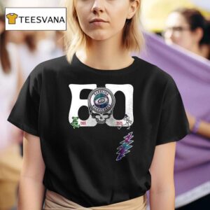 Carolina Hurricanes Grateful Dead Th Anniversary Logo T Shirt