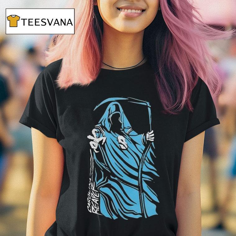 Carolina Panthers Grim Reaper T Shirt