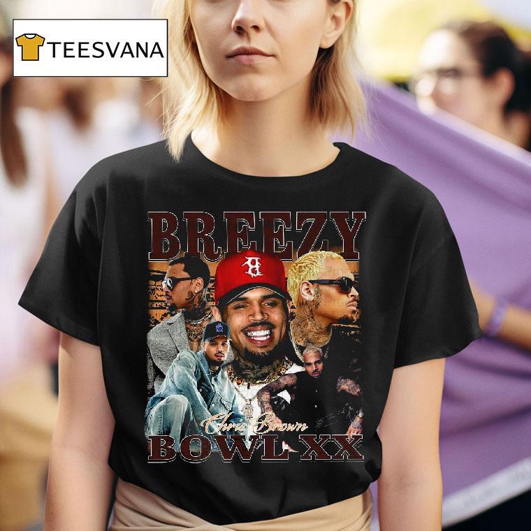 Chris Brown Breezy Bowl Xx Tour T Shirt
